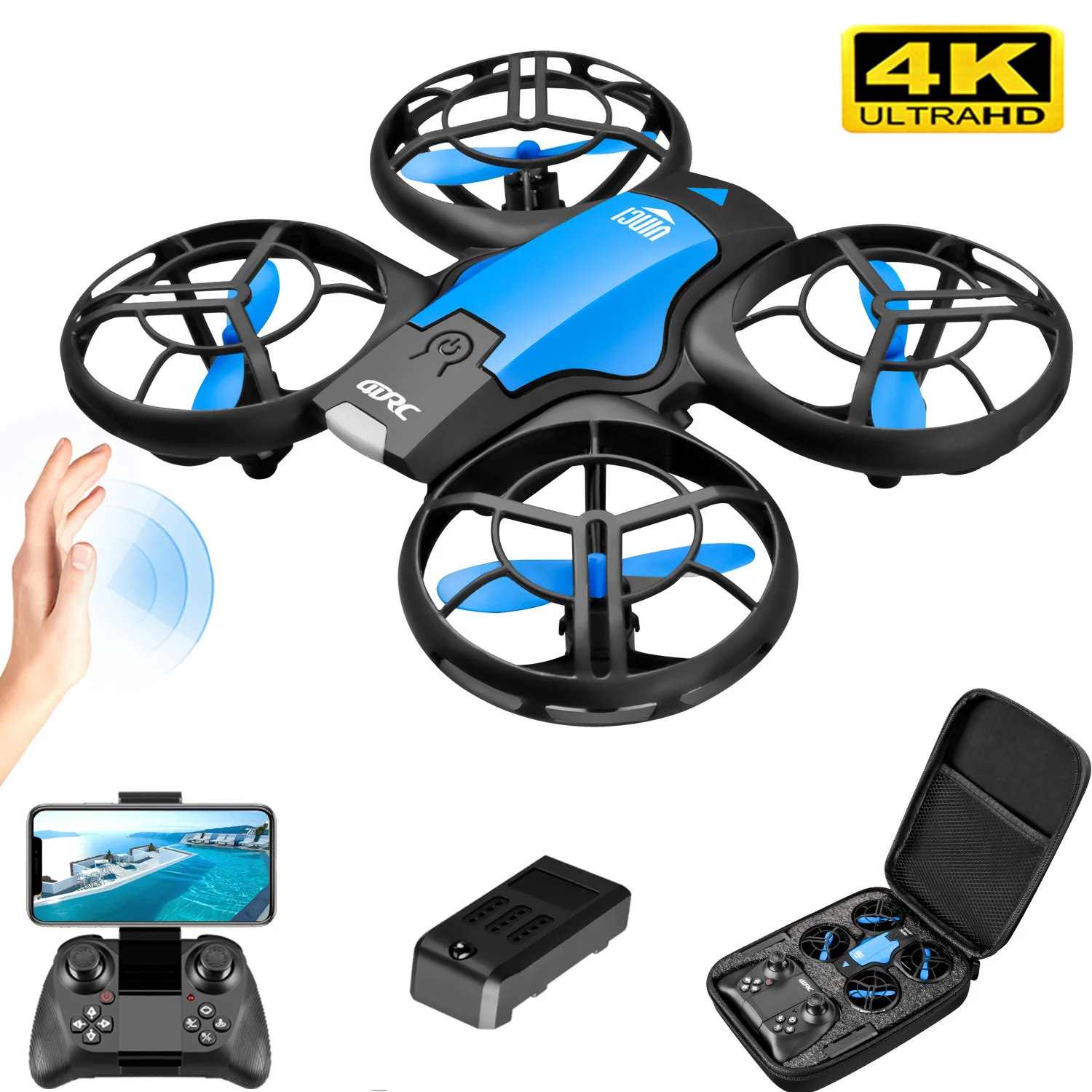 Drone Battery Box - V8 Neue Mini-Drohne 4K Professionelle HD