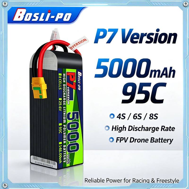 Boslipo P7 Version 5000mAh 95C – Drone Battery 6S Bewertung und Preis